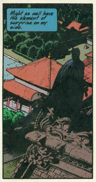 Illustration for article titled 3 panels that show the Taoist ideologies of Batman